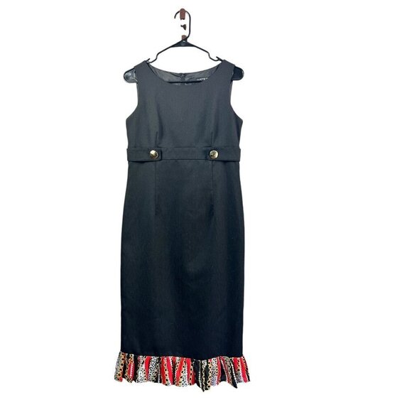 Kasper Dresses & Skirts - Kasper Women's Long Black Ruffle Bottom Dress